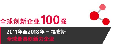 全球创新企业100强 [2011年至2018年 - 福布斯 全球最具创新力企业]