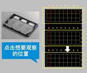 点击想要观察的位置