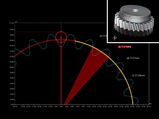 齿轮跨棒距的便捷测量方法