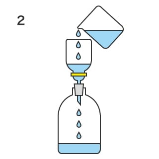 将清洗时产生的液体用膜滤器，过滤掉异物