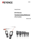 BT-W 系列 末端程序库参考 文件控制篇 Ver.4.50