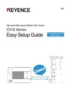CV-X 系列 便捷设定手册 控制与通讯篇 PLC链接 (MELSEC FX系列) (英语)