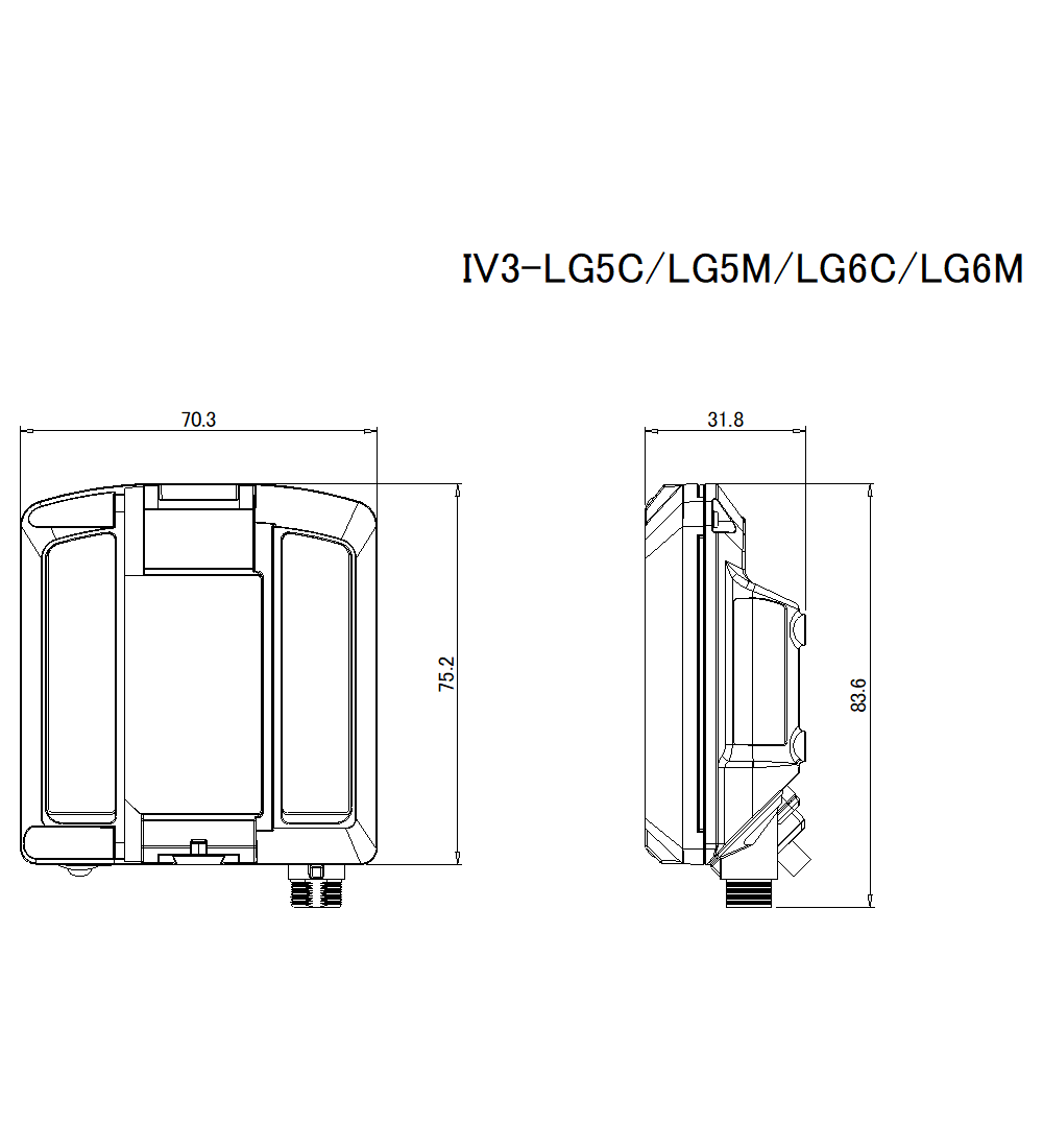 IV3-LG5C/IV3-LG5M/IV3-LG6C/IV3-LG6M&nbsp;Dimension