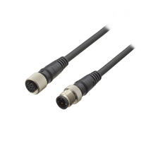 FD-HCC2 - M12 电源电缆 8pin 内螺纹-4pin 外螺纹 PVC 2 m