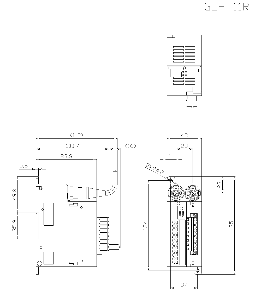 GL-T11R&nbsp;Dimension