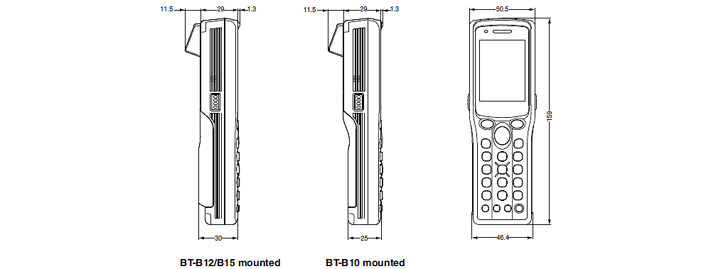 BT-1500series&nbsp;Dimension