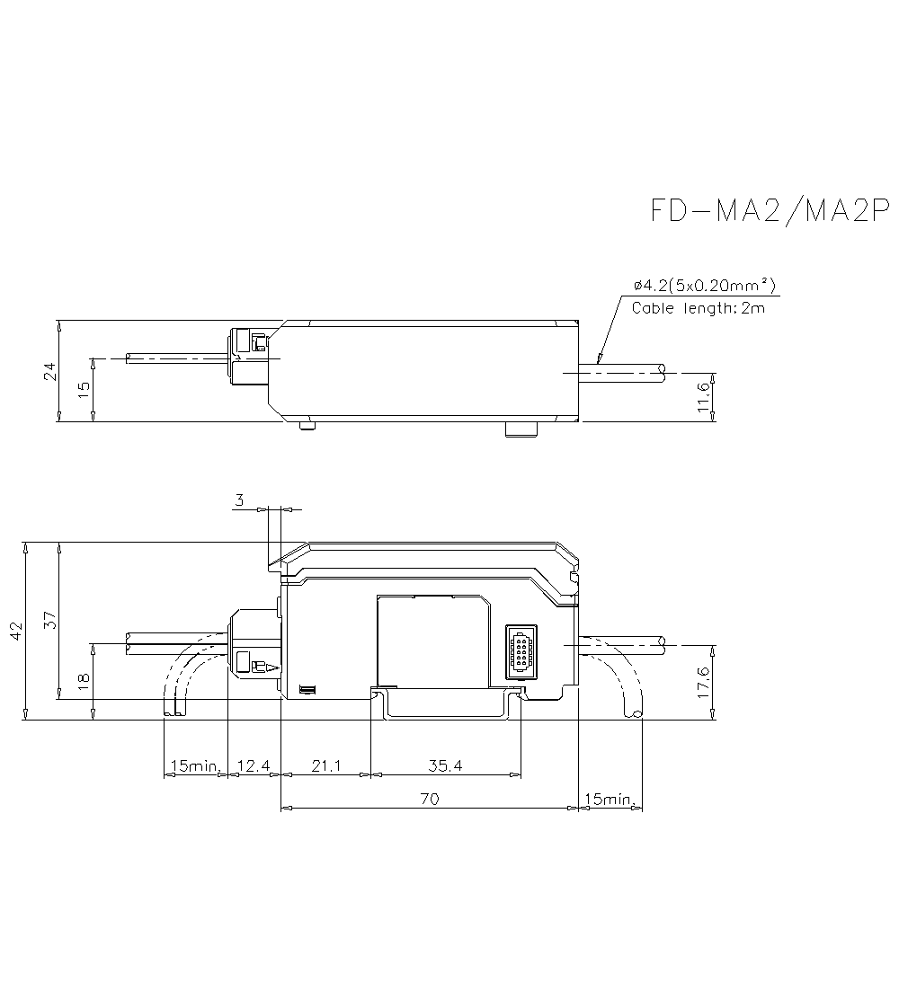 FD-MA2AP&nbsp;Dimension