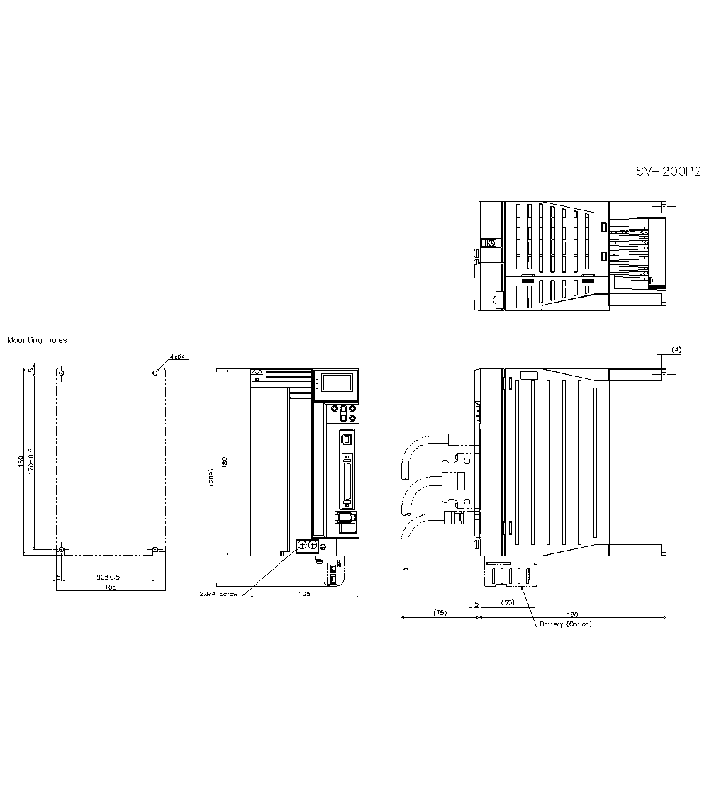 SV-200P2&nbsp;Dimension