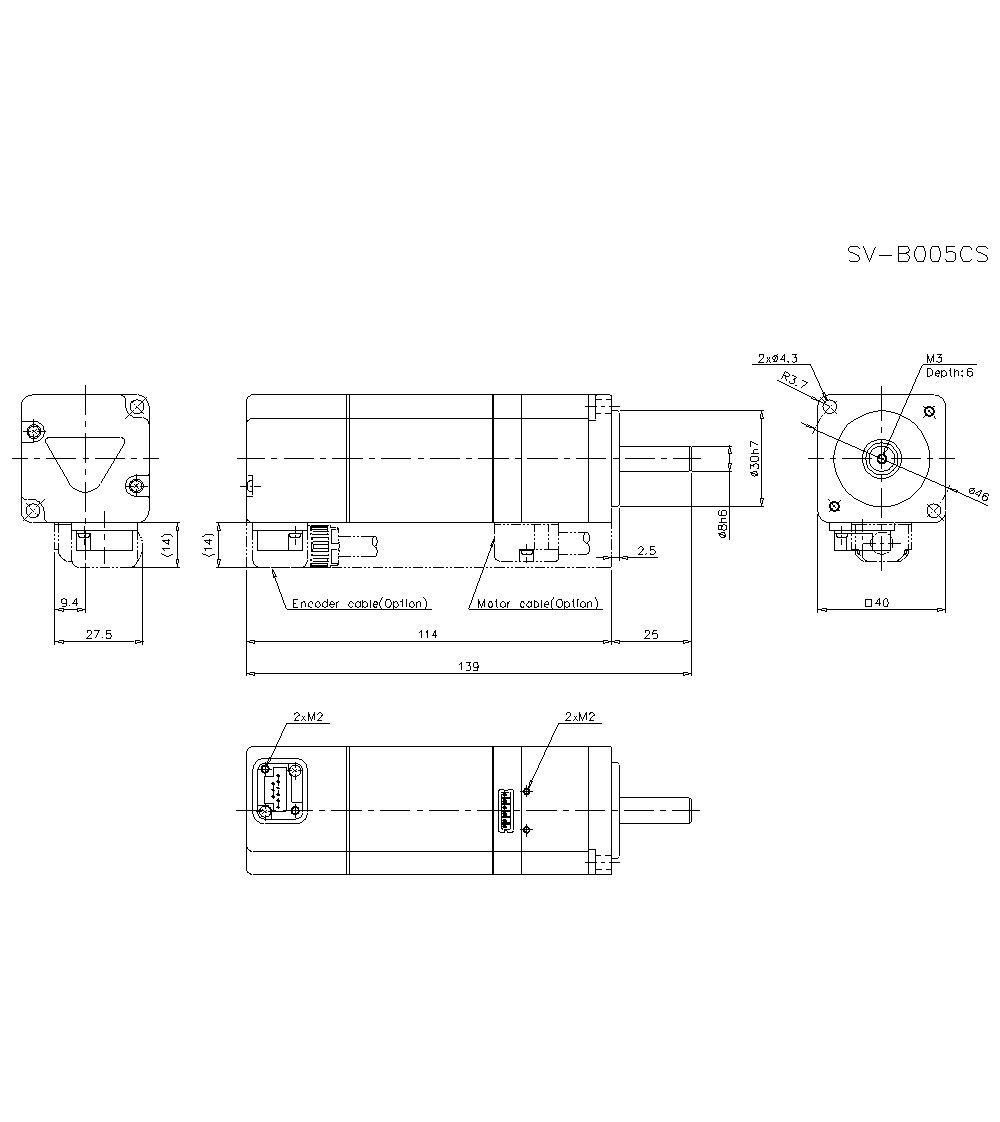 SV-B005CS&nbsp;Dimension