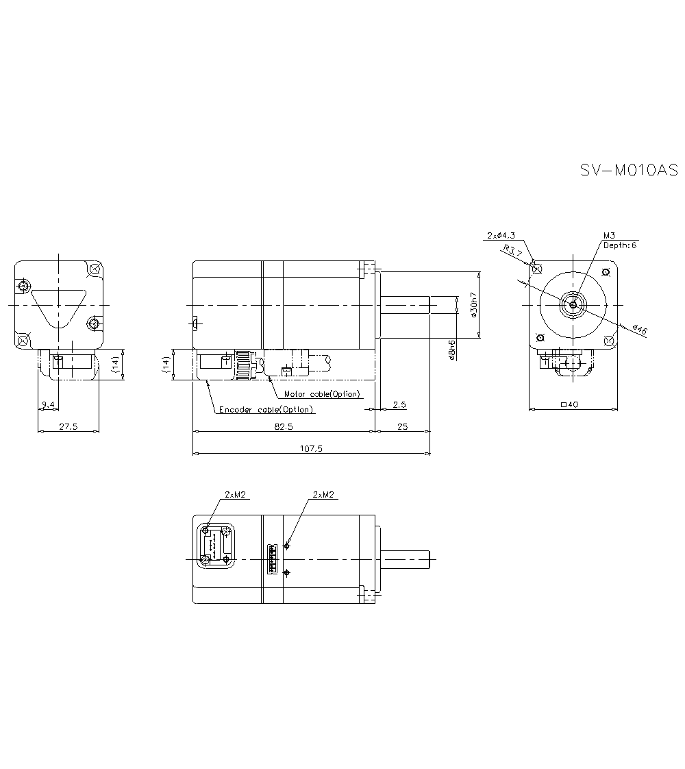 SV-M010AS&nbsp;Dimension