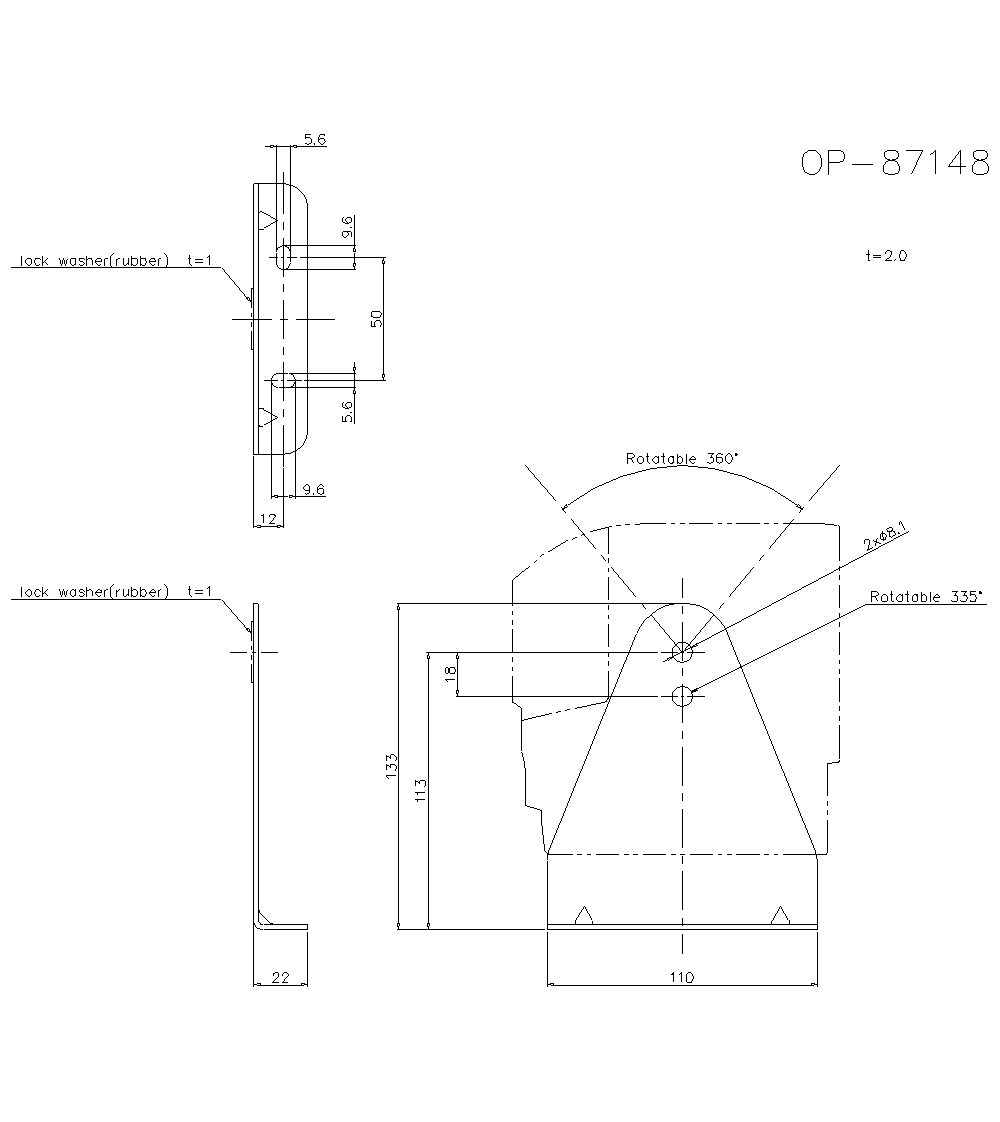 OP-87148&nbsp;Dimension