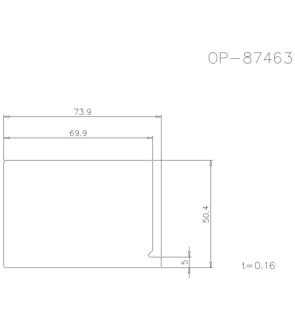 OP-87463&nbsp;Dimension