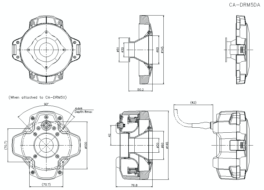 CA-DRM5DA&nbsp;Dimension
